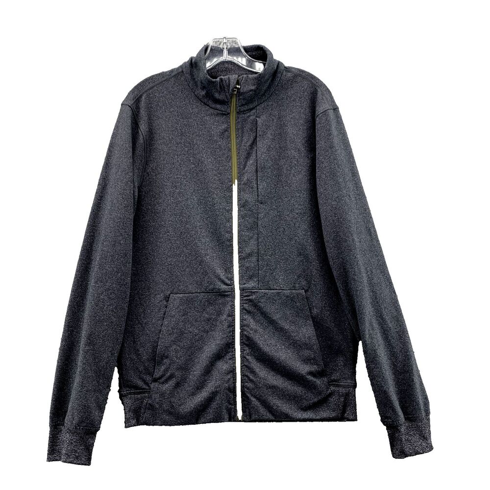 Lululemon Jacket Women Medium Heather Gray Sport Sweater Gym Athleisure Gorpcore